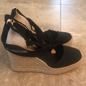 Express Size 8 tie ankle espadrilles